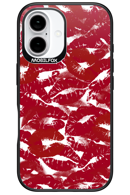 Burgundy and Kiss 2.0 - Apple iPhone 16