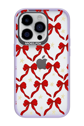 Bow & Stars (Transparent) - Apple iPhone 14 Pro
