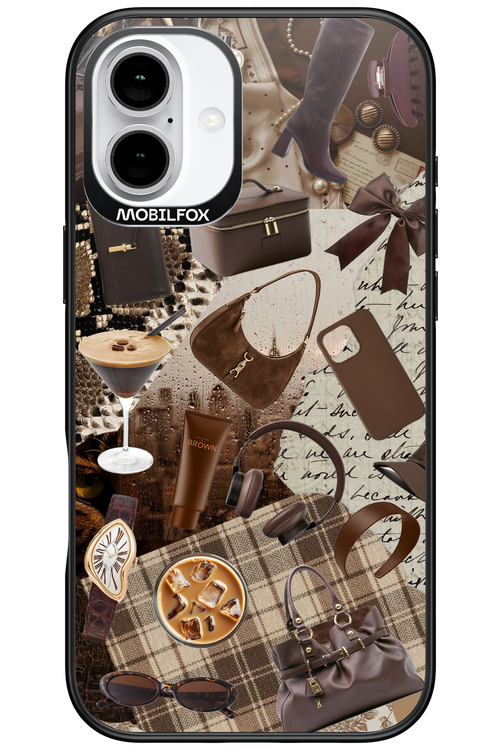 Brown Love - Apple iPhone 16 Plus
