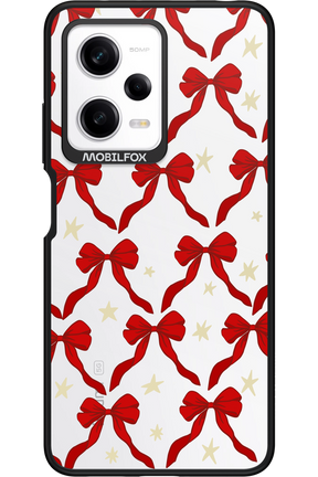 Bow & Stars (Transparent) - Xiaomi Redmi Note 12 Pro 5G
