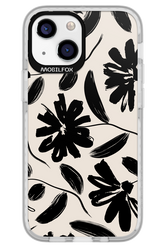 Monochrome Flowerss - Apple iPhone 13 Mini