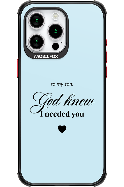 To My Son 2.0 - Apple iPhone 15 Pro Max