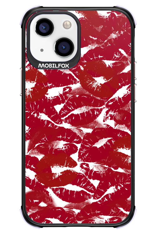 Burgundy and Kiss 2.0 - Apple iPhone 13 Mini