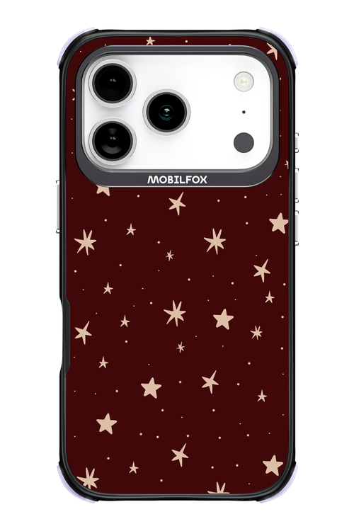 Burgundy Stars - Apple iPhone 17 Pro