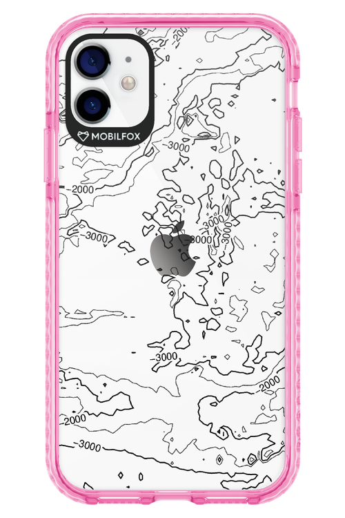 Contour Map - Apple iPhone 11