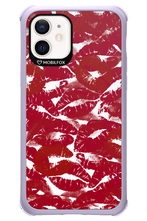 Burgundy and Kiss 2.0 - Apple iPhone 12