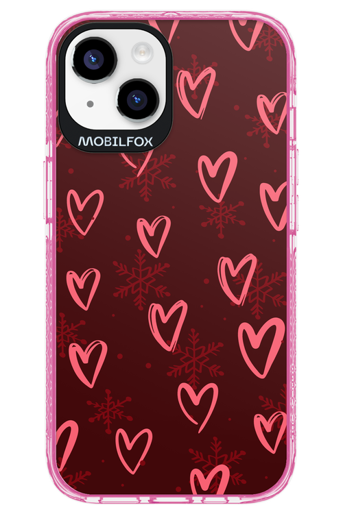 Christmas Hearts - Apple iPhone 14