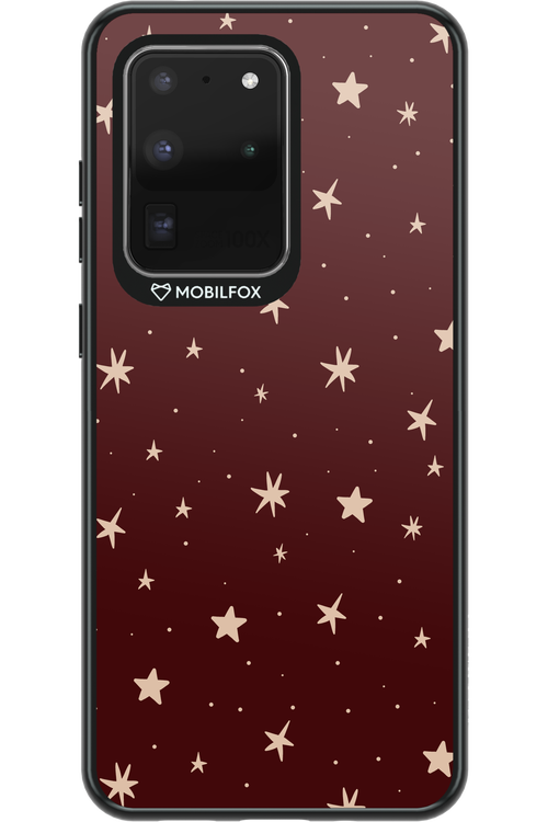 Burgundy Stars - Samsung Galaxy S20 Ultra 5G
