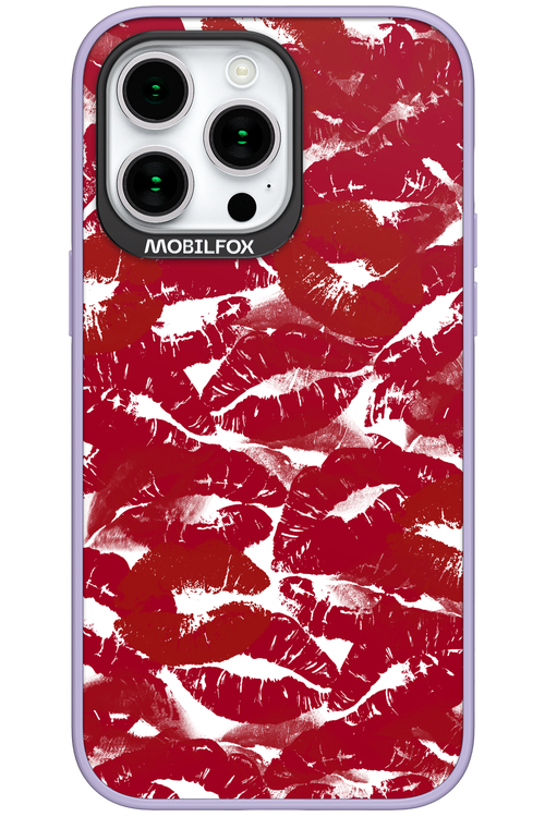 Burgundy and Kiss 2.0 - Apple iPhone 15 Pro Max