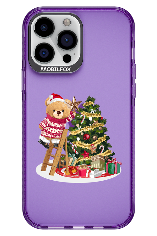 Christmas Bear (Transparent) - Apple iPhone 13 Pro Max