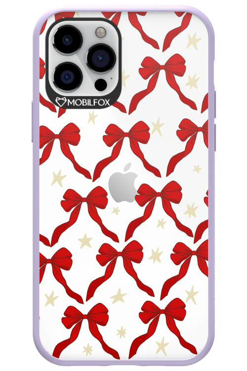 Bow & Stars (Transparent) - Apple iPhone 12 Pro