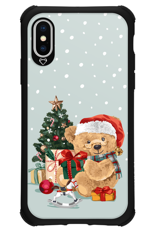 Merry Christmas Bear - Apple iPhone X