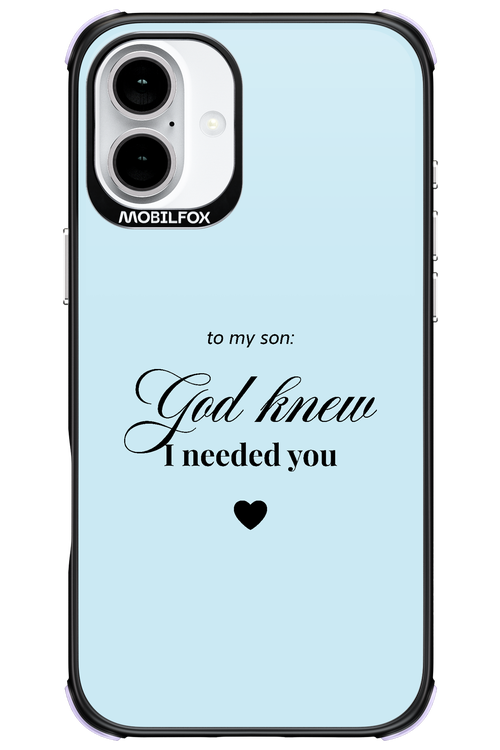 To My Son 2.0 - Apple iPhone 16 Plus