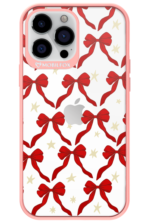 Bow & Stars (Transparent) - Apple iPhone 13 Pro Max