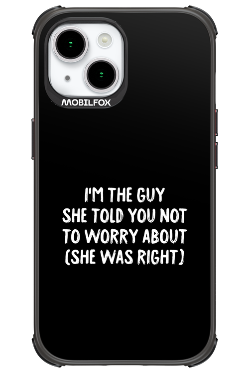 She was right 2.0 - Apple iPhone 15