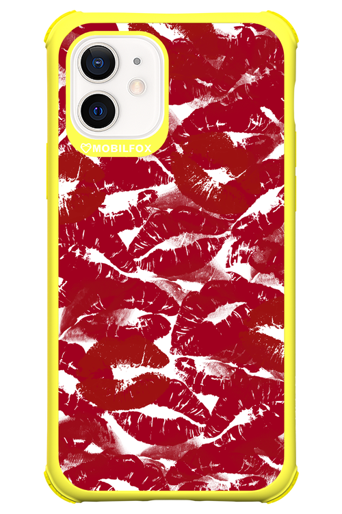 Burgundy and Kiss 2.0 - Apple iPhone 12
