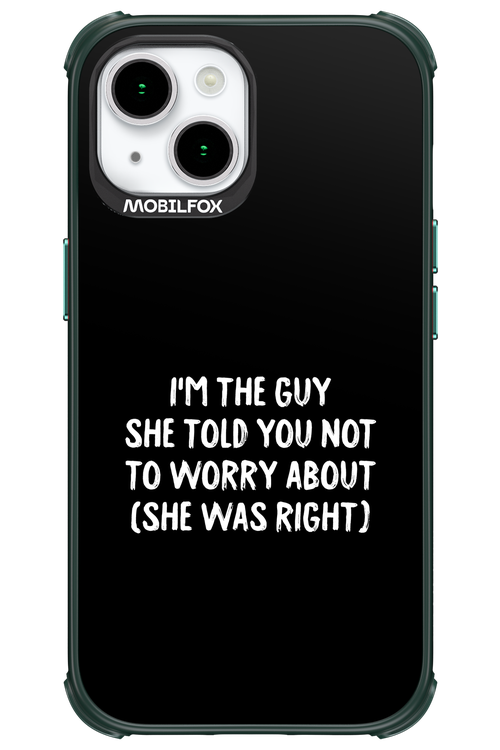 She was right 2.0 - Apple iPhone 15
