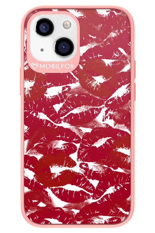 Burgundy and Kiss 2.0 - Apple iPhone 13 Mini