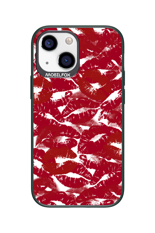 Burgundy and Kiss 2.0 - Apple iPhone 13 Mini