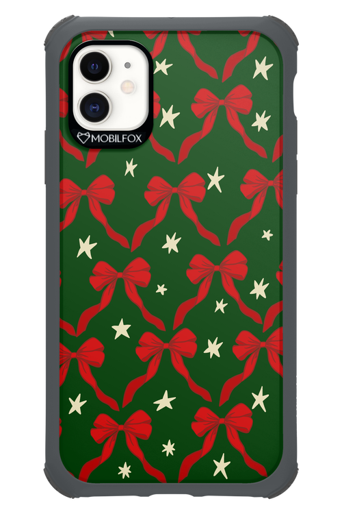 Bow & Stars (Green) - Apple iPhone 11