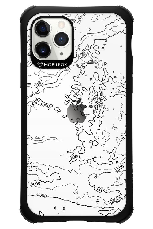 Contour Map - Apple iPhone 11 Pro