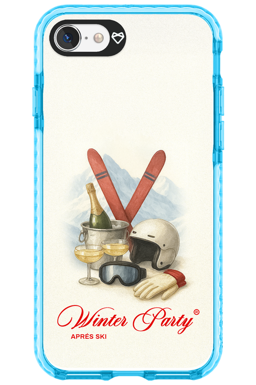 Winter Ski Party - Apple iPhone 8