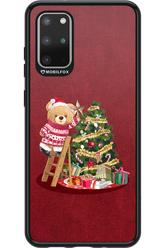 Christmas Bear (Burgundy) - Samsung Galaxy S20+
