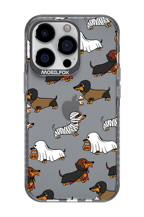 Scary Dachshund (Transparent) - Apple iPhone 13 Pro