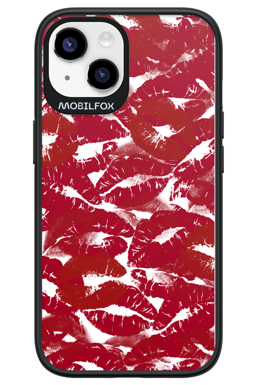 Burgundy and Kiss 2.0 - Apple iPhone 14