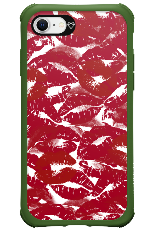 Burgundy and Kiss - Apple iPhone SE 2022