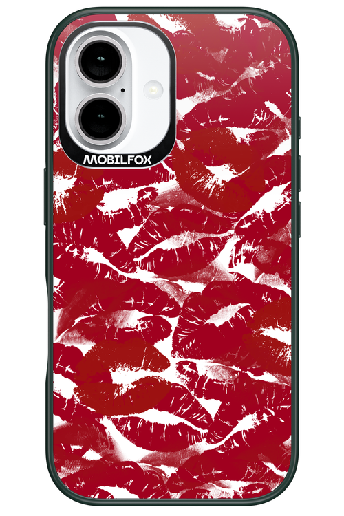 Burgundy and Kiss 2.0 - Apple iPhone 16