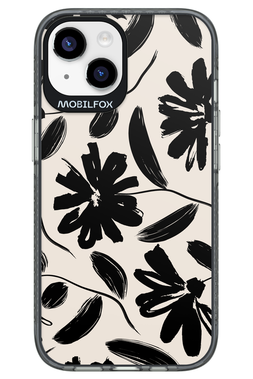 Monochrome Flowerss 2.0 - Apple iPhone 14