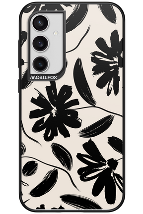 Monochrome Flowerss - Samsung Galaxy S23 FE