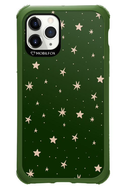 Forest Green Stars - Apple iPhone 11 Pro