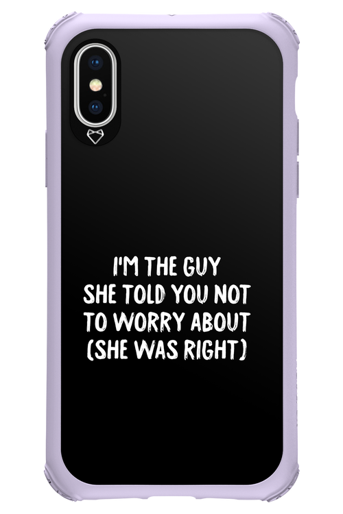 She was right 2.0 - Apple iPhone X