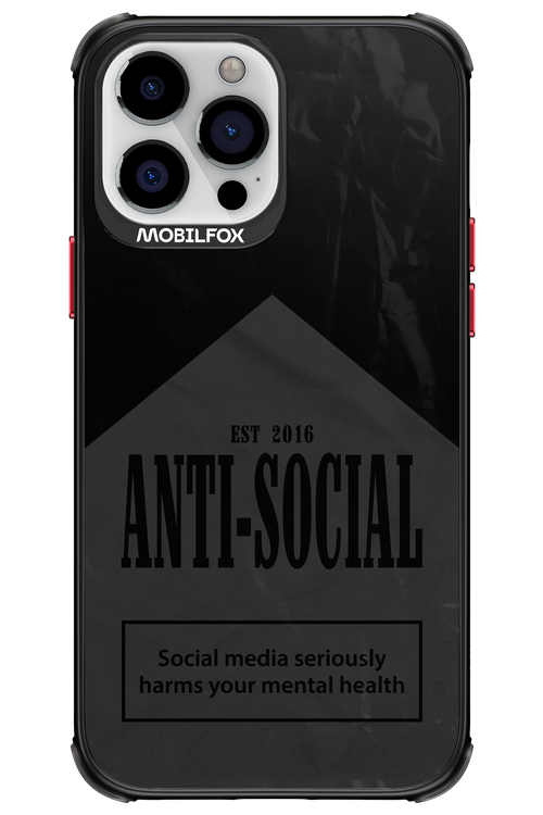 ANTI-SOCIAL (BLVCK) 2.0 - Apple iPhone 13 Pro Max