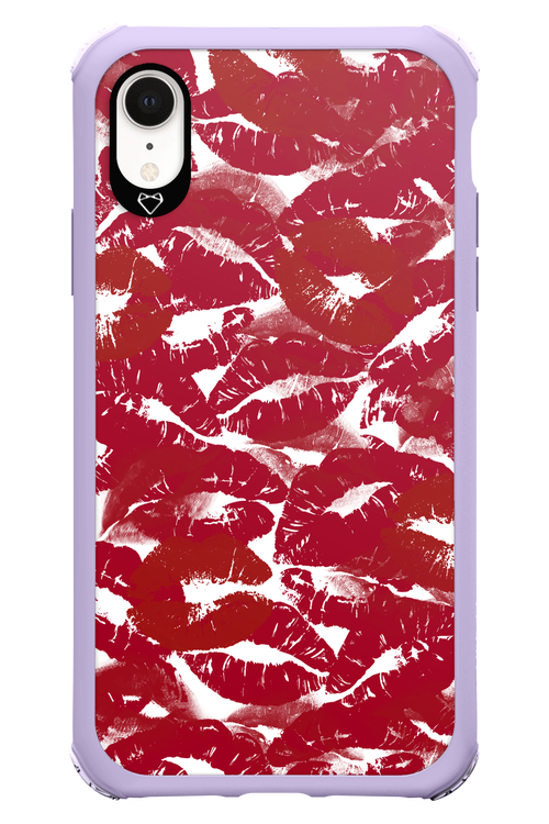 Burgundy and Kiss 2.0 - Apple iPhone XR