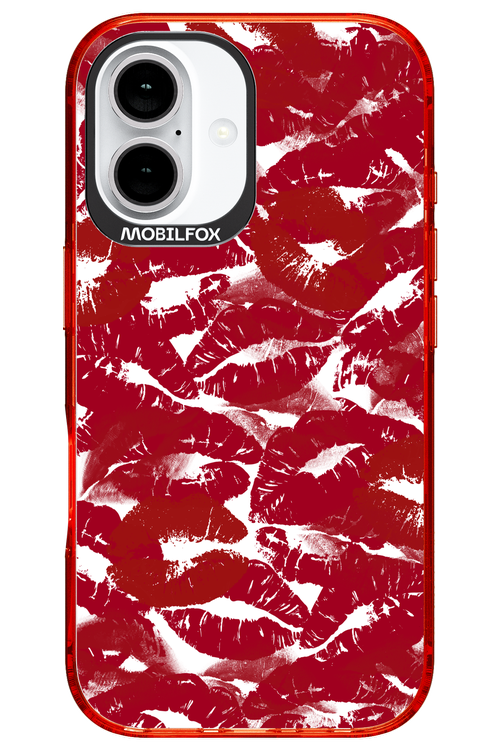 Burgundy and Kiss 2.0 - Apple iPhone 16