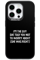 She was right 2.0 - Apple iPhone 15 Pro