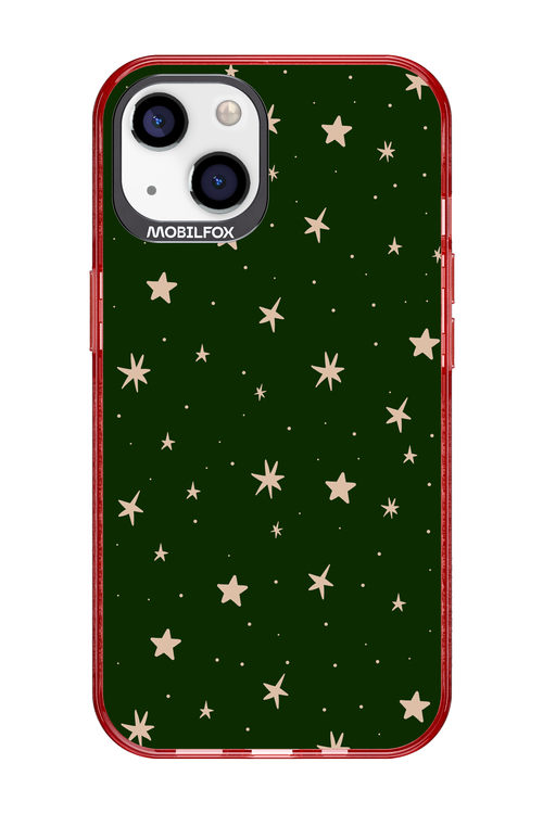 Forest Green Stars - Apple iPhone 13