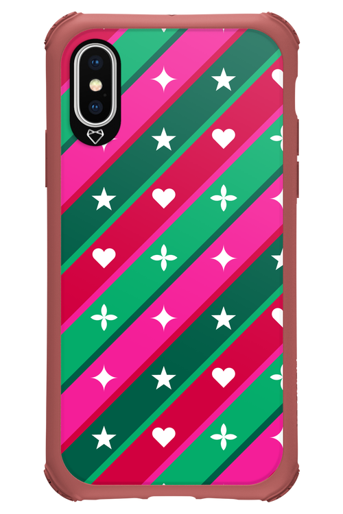 Christmas Stripes - Apple iPhone XS