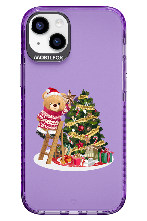Christmas Bear (Transparent) - Apple iPhone 14 Plus