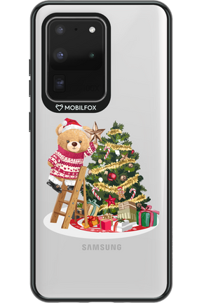 Christmas Bear (Transparent) - Samsung Galaxy S20 Ultra 5G