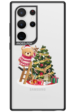 Christmas Bear (Transparent) - Samsung Galaxy S24 Ultra