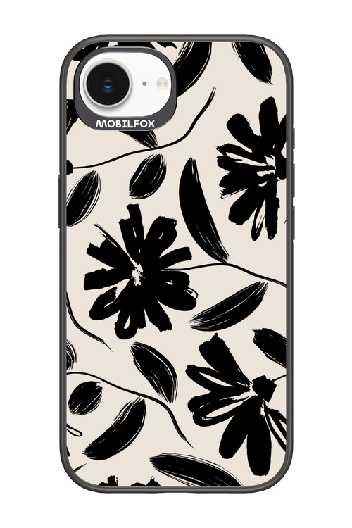 Monochrome Flowerss 2.0 - Apple iPhone 16e