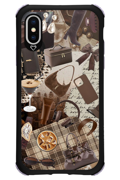 Brown Love - Apple iPhone XS