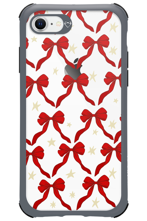 Bow & Stars (Transparent) - Apple iPhone 8