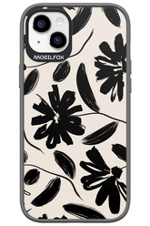 Monochrome Flowerss - Apple iPhone 14 Plus