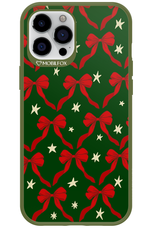 Bow & Stars (Green) - Apple iPhone 12 Pro Max