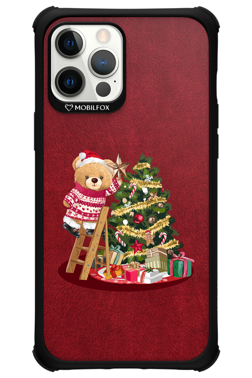Christmas Bear (Burgundy) - Apple iPhone 12 Pro Max